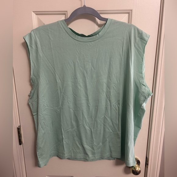 Marine Layer Devin Muscle Tank Birds Egg Blue Size XL NWT - Picture 2 of 4